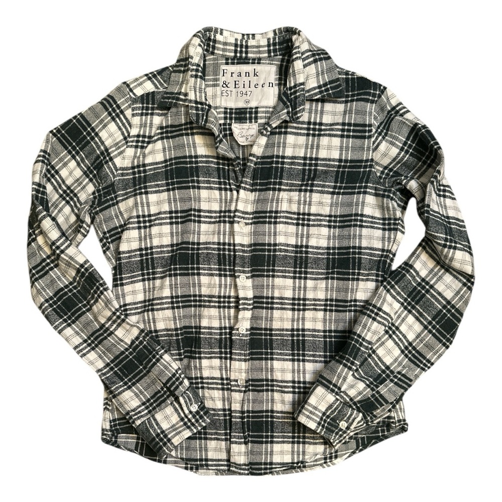 Frank & Eileen Gray Plaid Button Down Shirt
